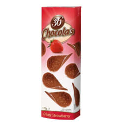 Chocolate thins 36chocola's strawberry 125 g  img