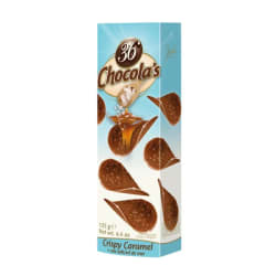 Chocoladeschijfjes 36chocola's karamel-zeezout 125 g  img