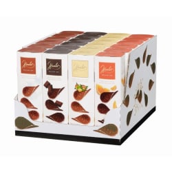 Chocoladeschijfjes Hamlet assortiment melk/puur/hazelnoot/puur-orange multipack 4x125 g  img