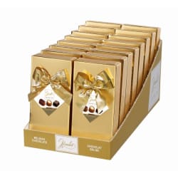 Assortiment chocolats belges avec nœud 'Or' 125 G img