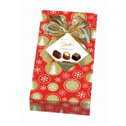 Assortiment chocolats belges avec nœud 'Xmas Line' 125 G img