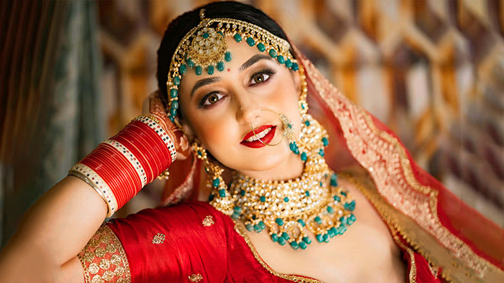 North Indian Bridal Look, Rich Indian Culture, Makeup
