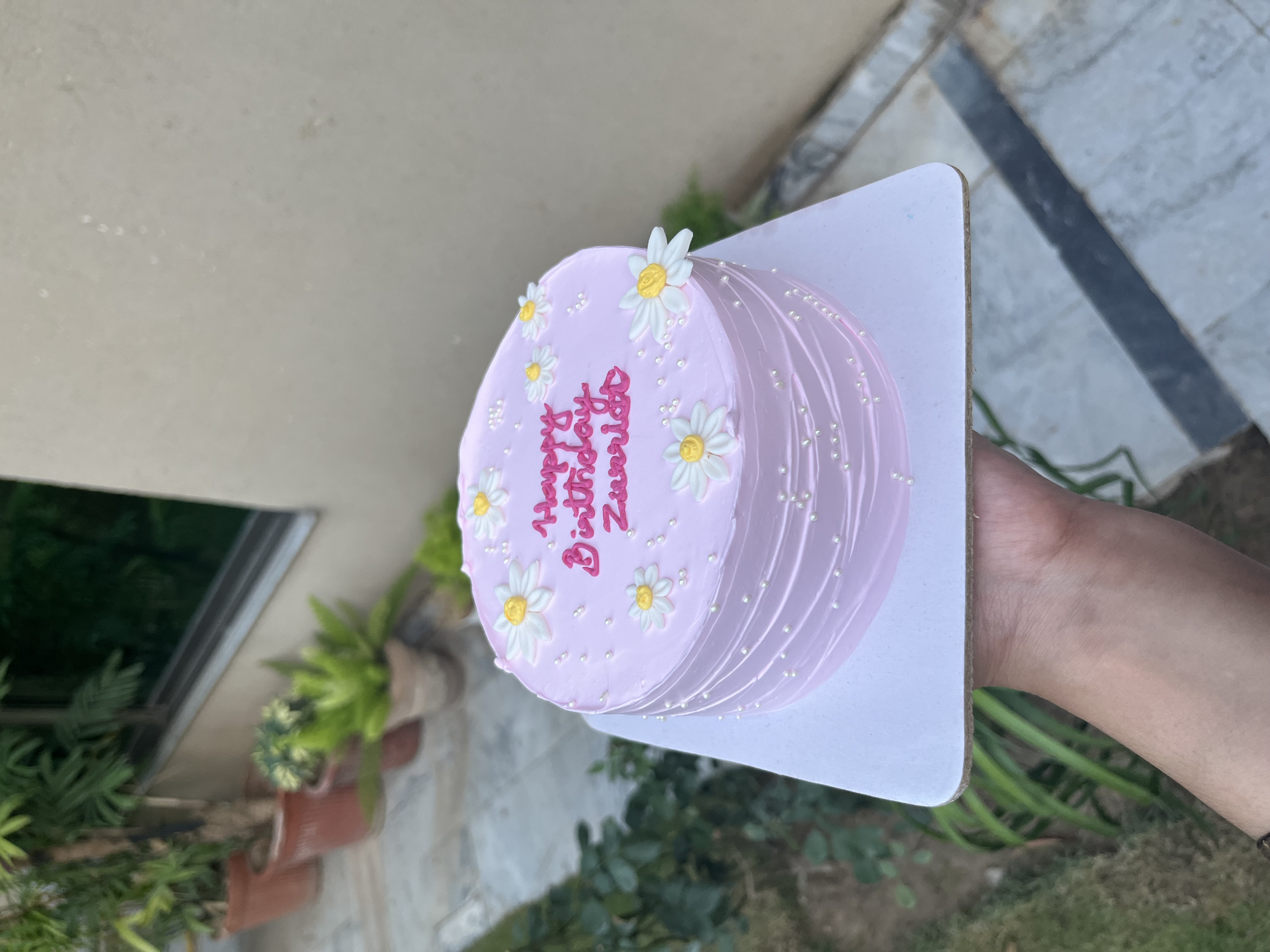 Daisy Birthday Cake