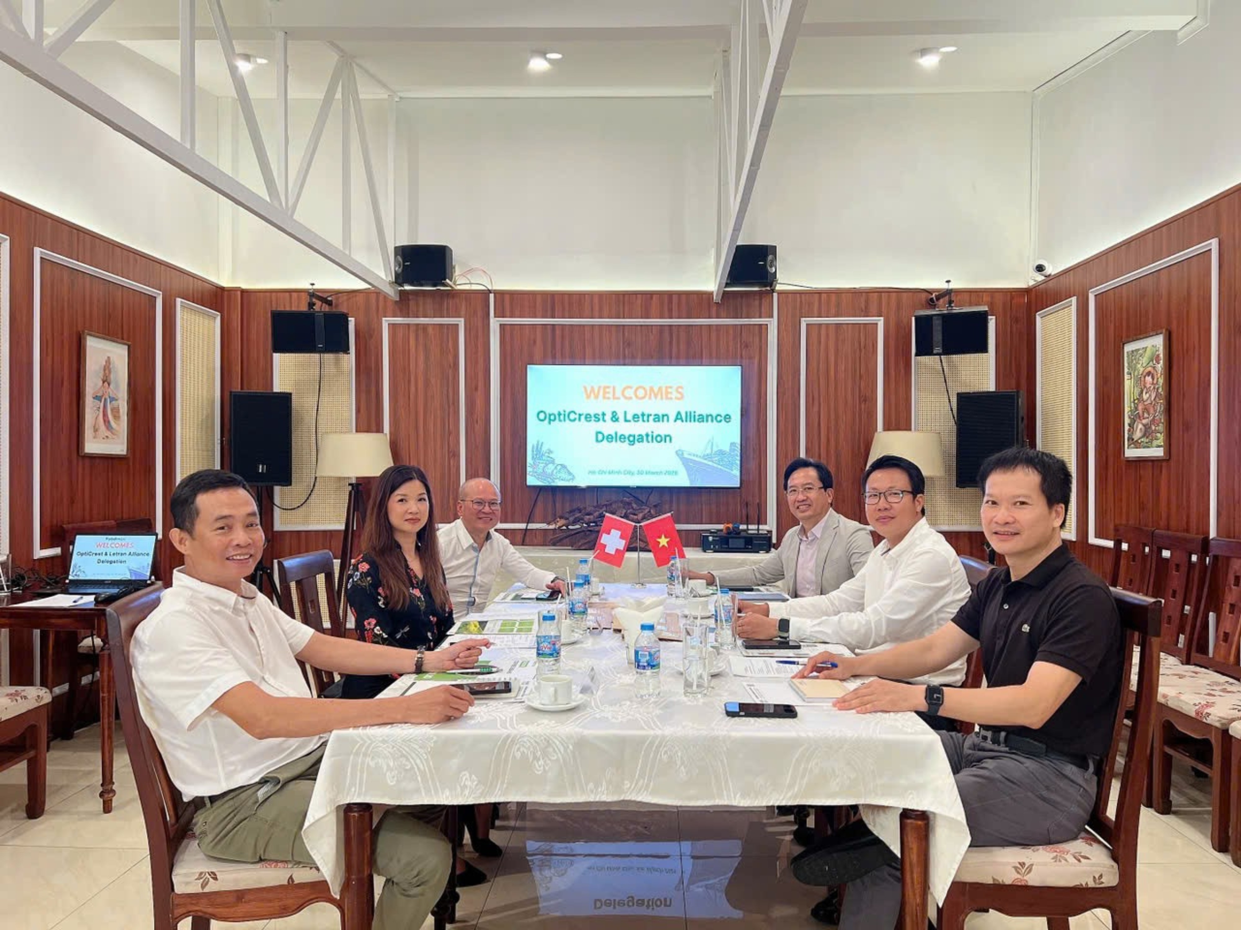 Honored to welcome the OptiCrest & Letran Alliance delegation from Switzerland!