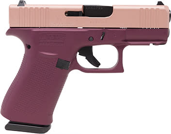 Apollo Custom Glock 43X Front Rail Black Cherry Rose Gold