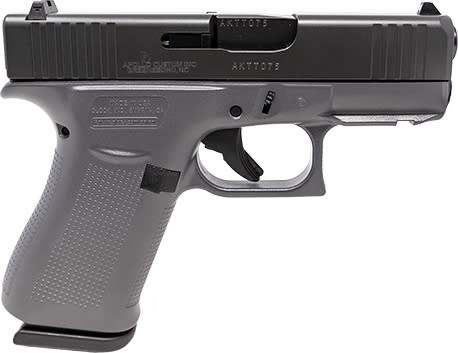Apollo Custom Glock 43X Front Rail Concrete Gray Elite Black