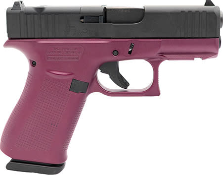 Apollo Custom Glock 43X MOS Front Rail Black Cherry