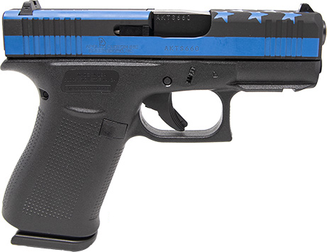 Apollo Custom Glock 43X Front Rail Stars and Stripes