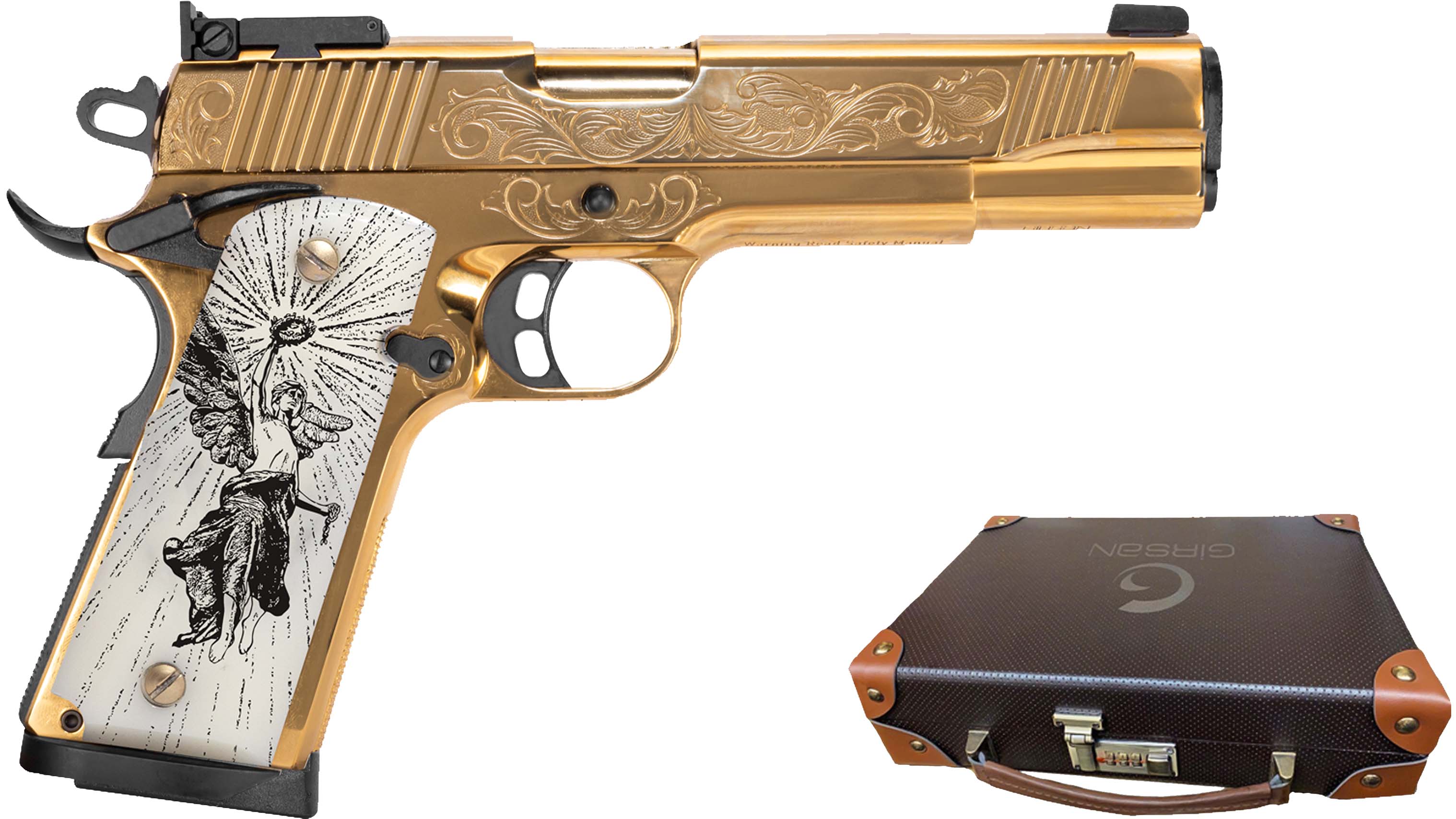 European American Armory Girsan MC1911S Lux GOLD