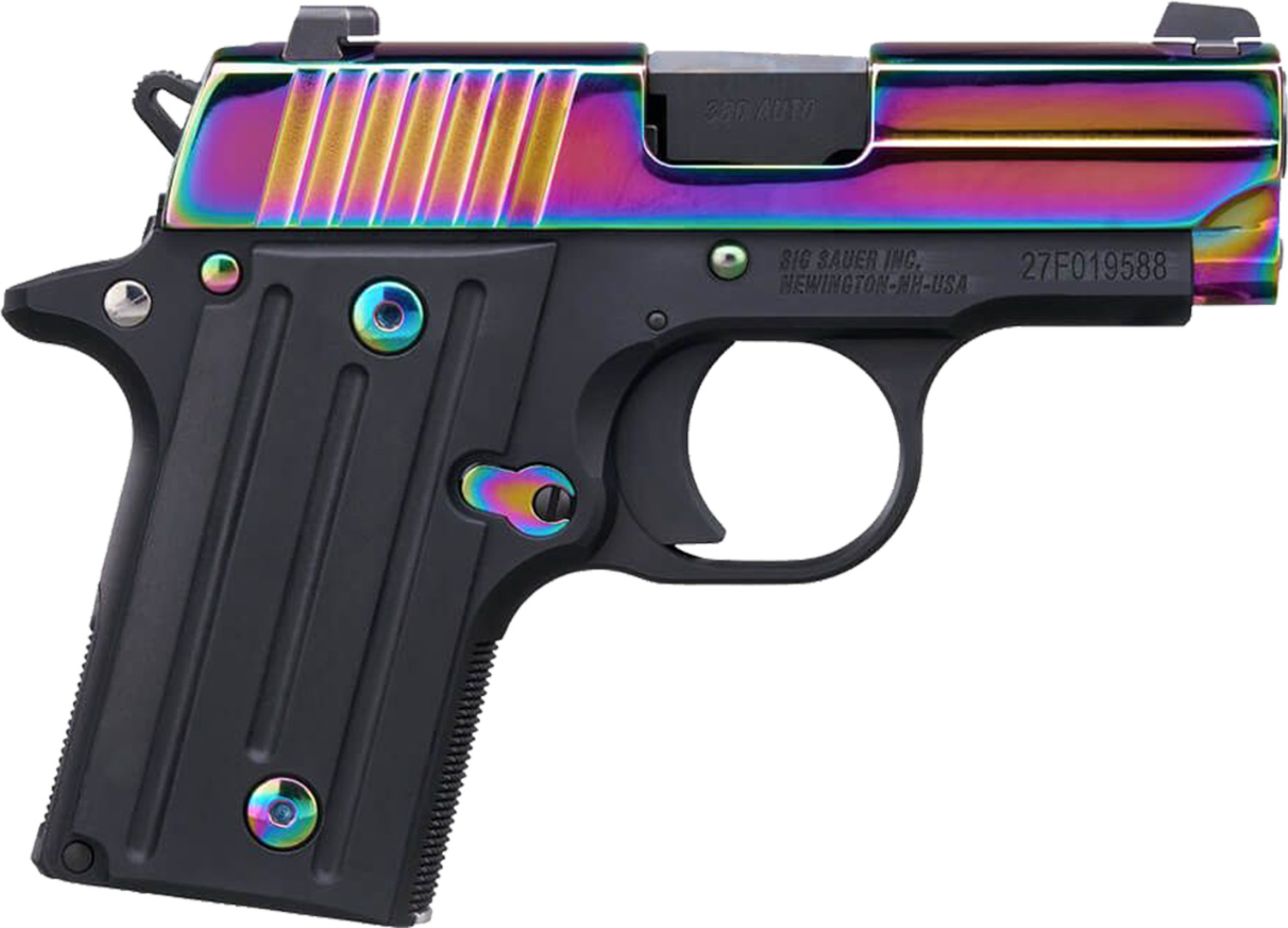 Sig Sauer P238 Titanium Rainbow Microcompact