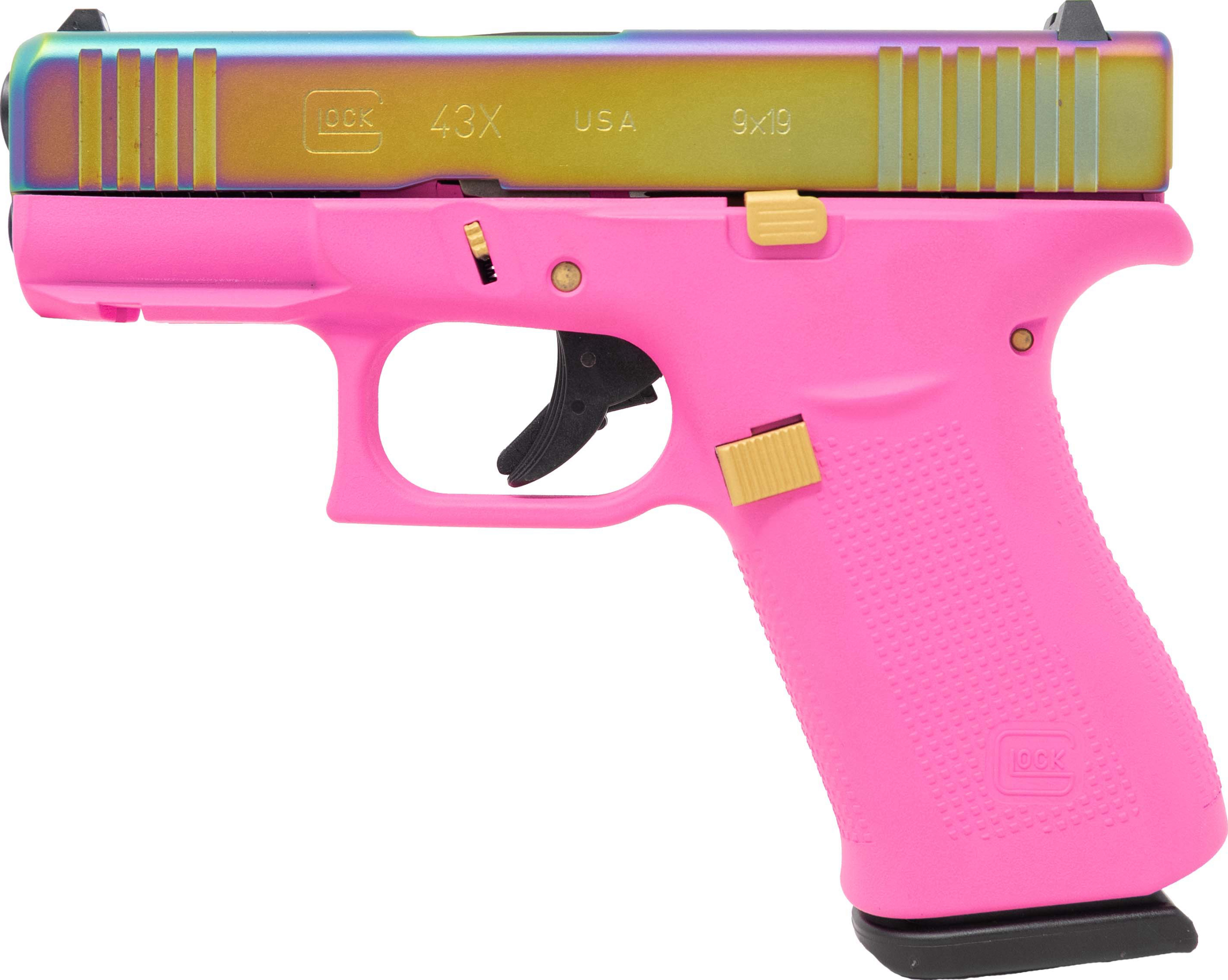Apollo Custom Glock 43X Pink Rainbow — image 2