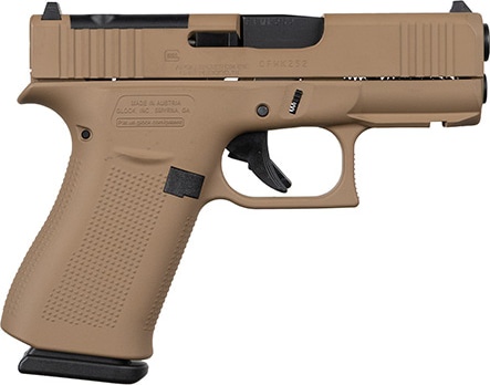 Apollo Custom Glock 43X Front Rail Davidson’s Dark Earth