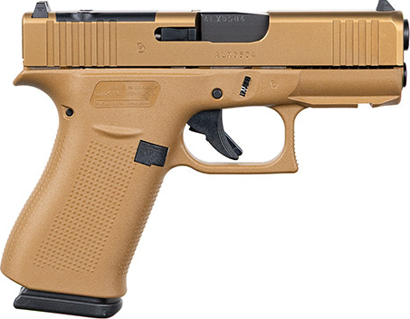 Glock 43X FR MOS Coyote