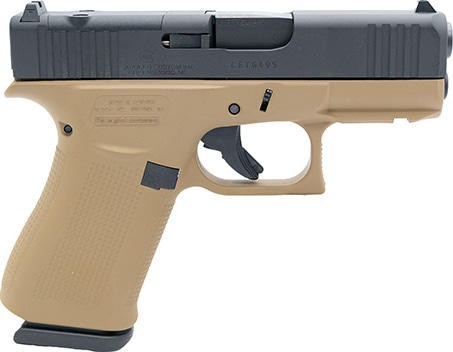 Apollo Custom Glock 43X MOS DDE Black Front Rail