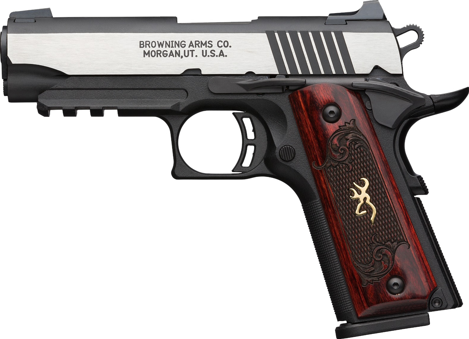 Browning 1911-380 Black Label Medallion Pro Rail Compact — image 2