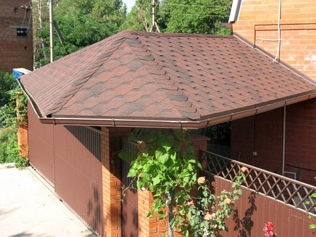 покрытие из мягкой черепицы