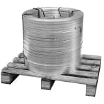 Erdungsband aus Edelstahl (V4A), flach, 30m Rolle