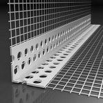 PVC-Gewebeeckwinkel PREMIUM f. WDVS 10 x 15 cm.