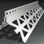 Handwerker3000 Kantenprofil 43 x 43 mm Innen- und Außenputz 10mm x 2,5m 20 Leisten (50 lfm)