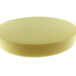 Schwammscheibe fein mit Klett hell 400 x 50 mm