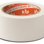 KIP 3817 PVC-Schutzband weiß 50 mm x 33 m Rolle/Karton