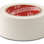KIP 317 PVC-Schutzband Premium glatt weiss 50 mm x 33 m Rolle/Karton