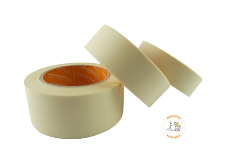 Feinkrepp-Klebeband beige 