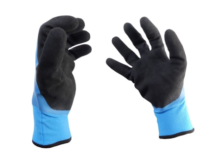 teXXor Winterhandschuhe LATEX blau/schwarz Gr. 11 