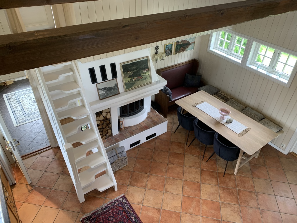 Perspektiv fra åpen hems i Bryggerhuset