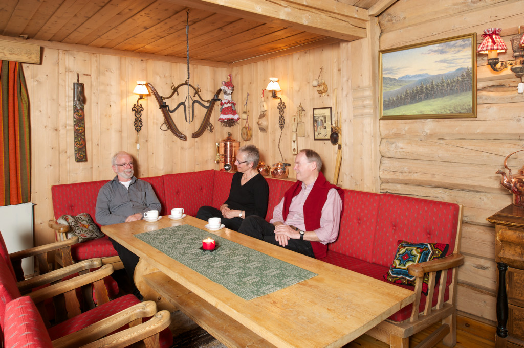 Peisestua på Ruten Fjellstue