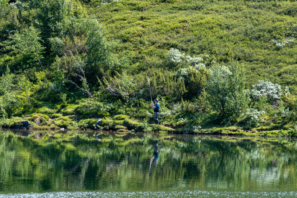 Fine fiskemuligheter rett utenfor døren