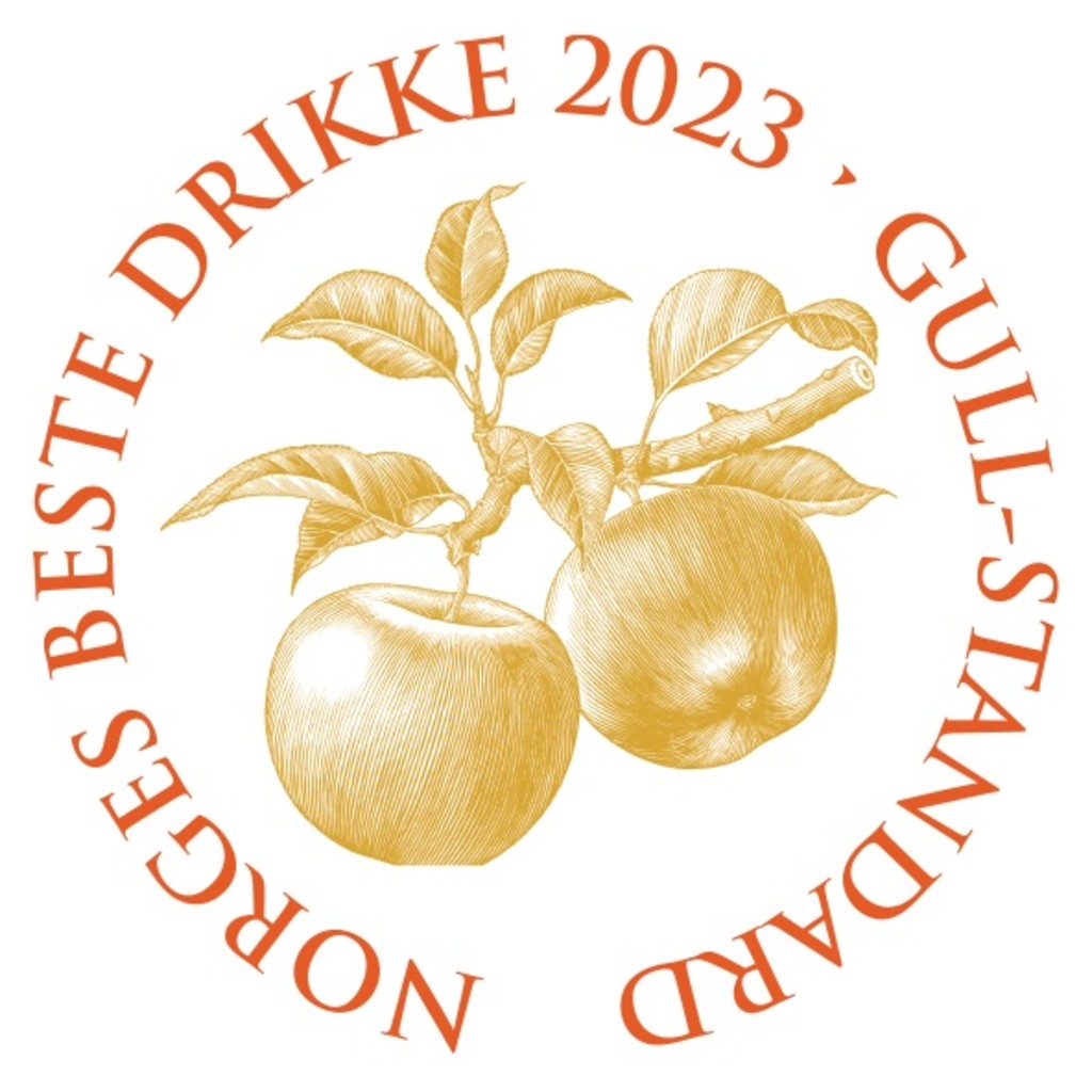 Vår Elstar eplemost ble kåret til Norges beste eplemost i "Norges beste drikke 2023"