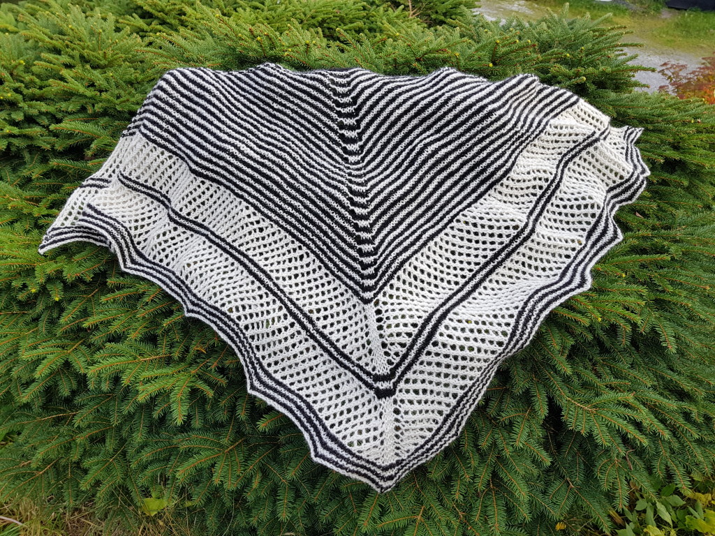 We sell hand-knitted products with our own design and yarn in the farm shop