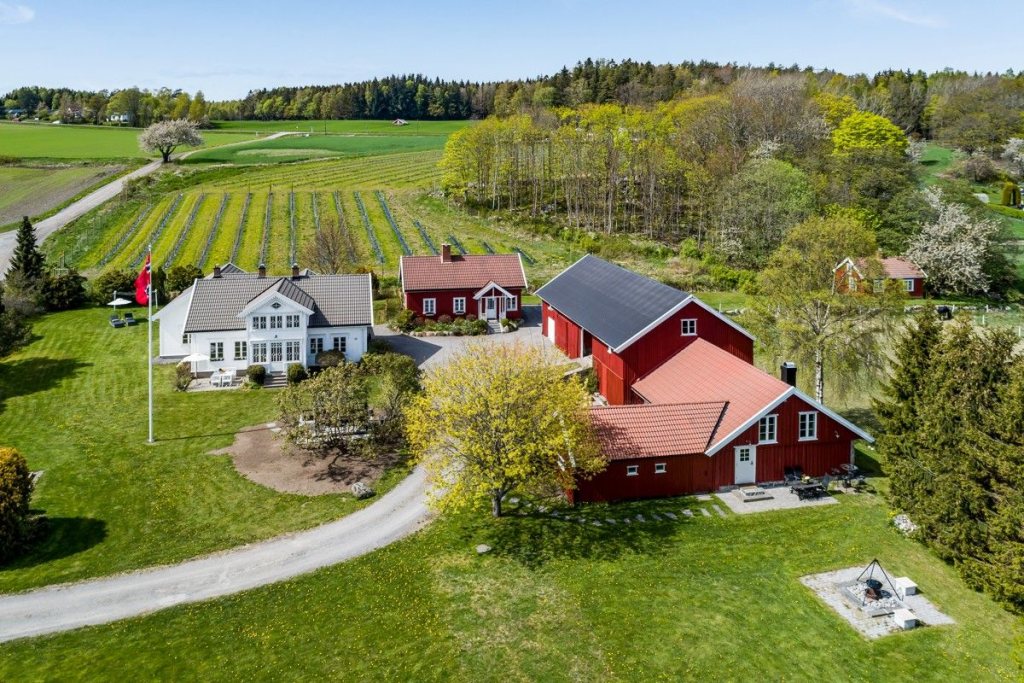Oversiktsbilde over Morellgården