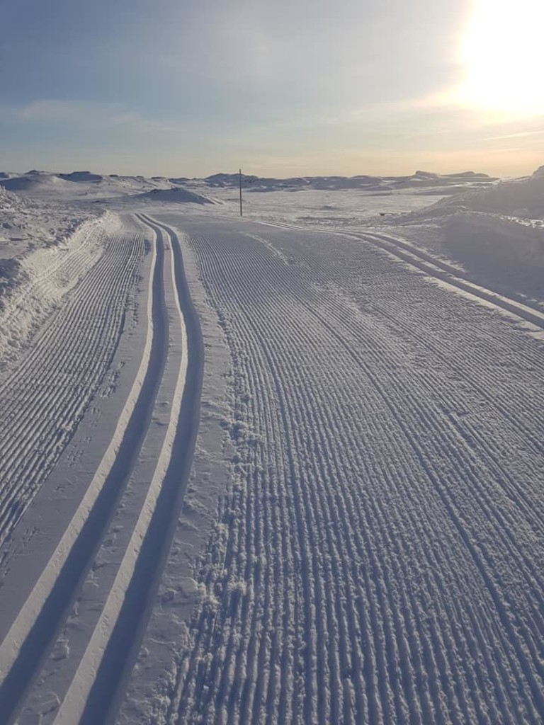 Alle løyper er maskinpreparerte