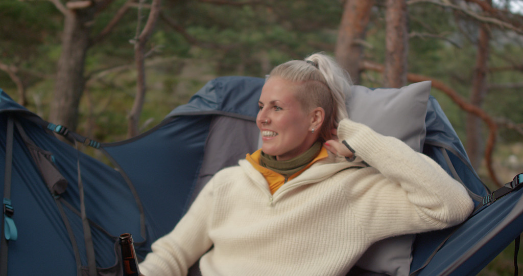 I vårt hengekøyehotell kan du overnatte i ekstra komfortable hengekøyer.