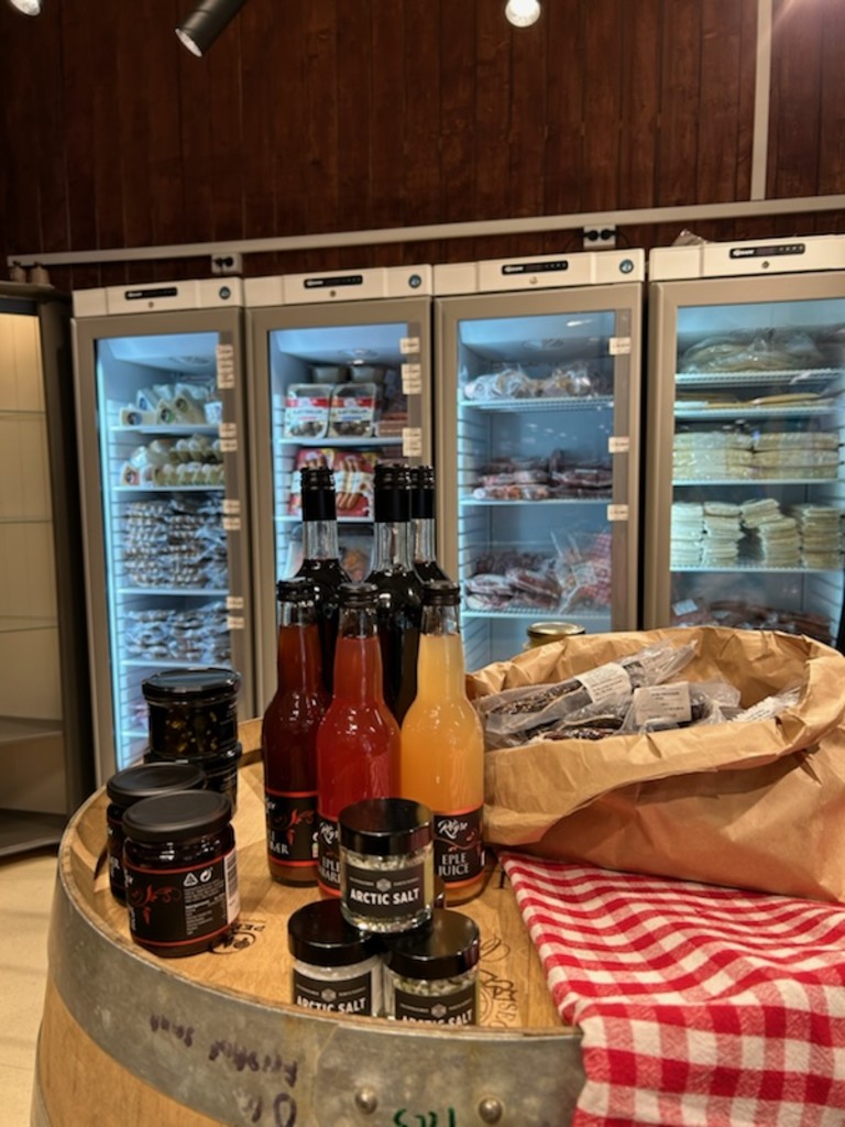 En del av lokalmat utsalget