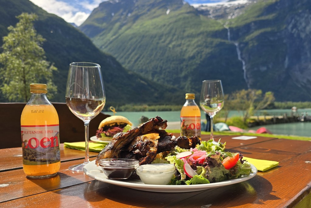 Godværsdag med mat basert på lokale råvarer.