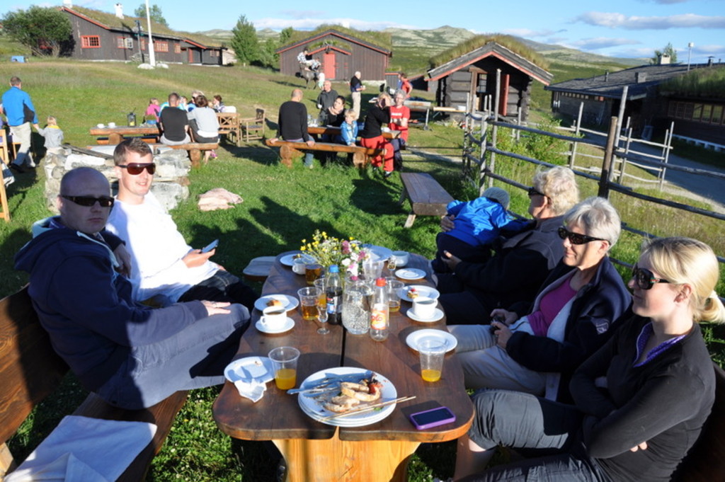 Grillfest på tunet