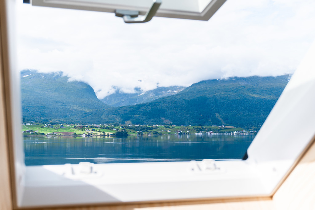 Utsikt frå hemsen i Nilsstova