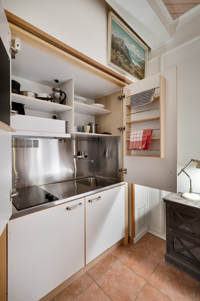 Mini kjøkken på rom nr.4 luksus rom.