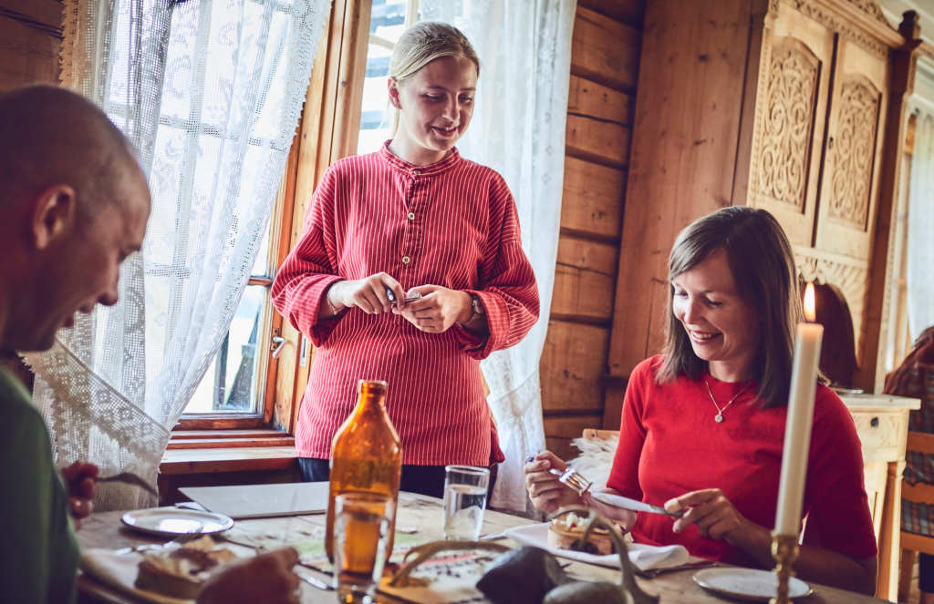 Stor utvalg lokal mat og drikke