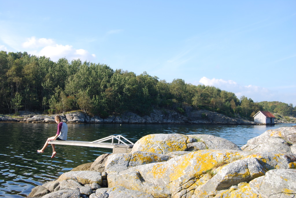 Hopp i havet! Stupebrett ved badeplassen