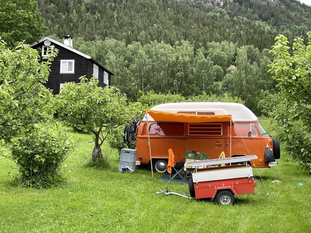 Vår campingplass er  populær for reisende med mini-vans