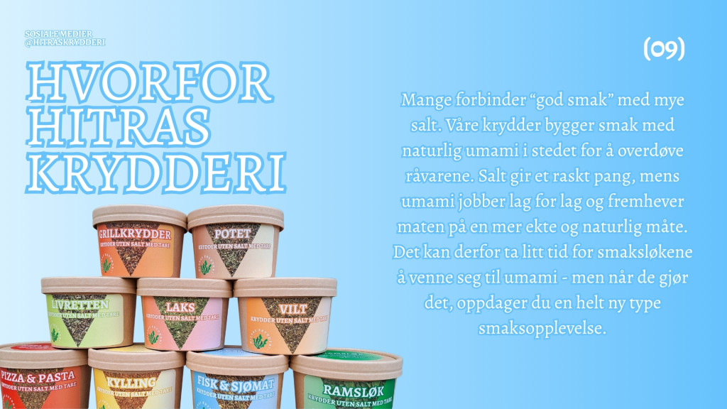 Umami er en smaksforsterker.