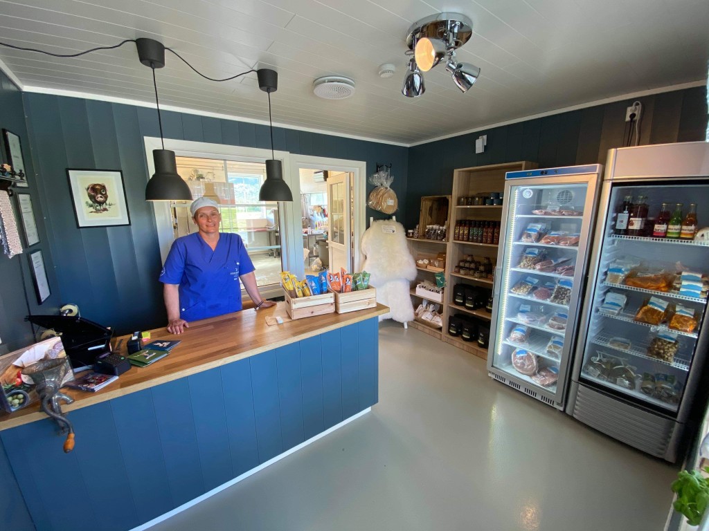 Velkommen innom butikken vår.