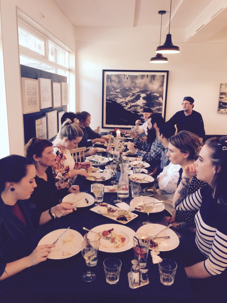 Testing av meny til Fugl Fønix Restaurant