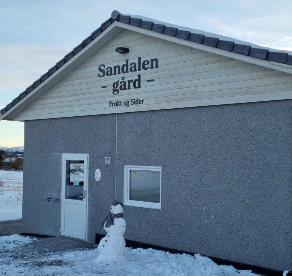 Butikk og jus/sider fabrikk