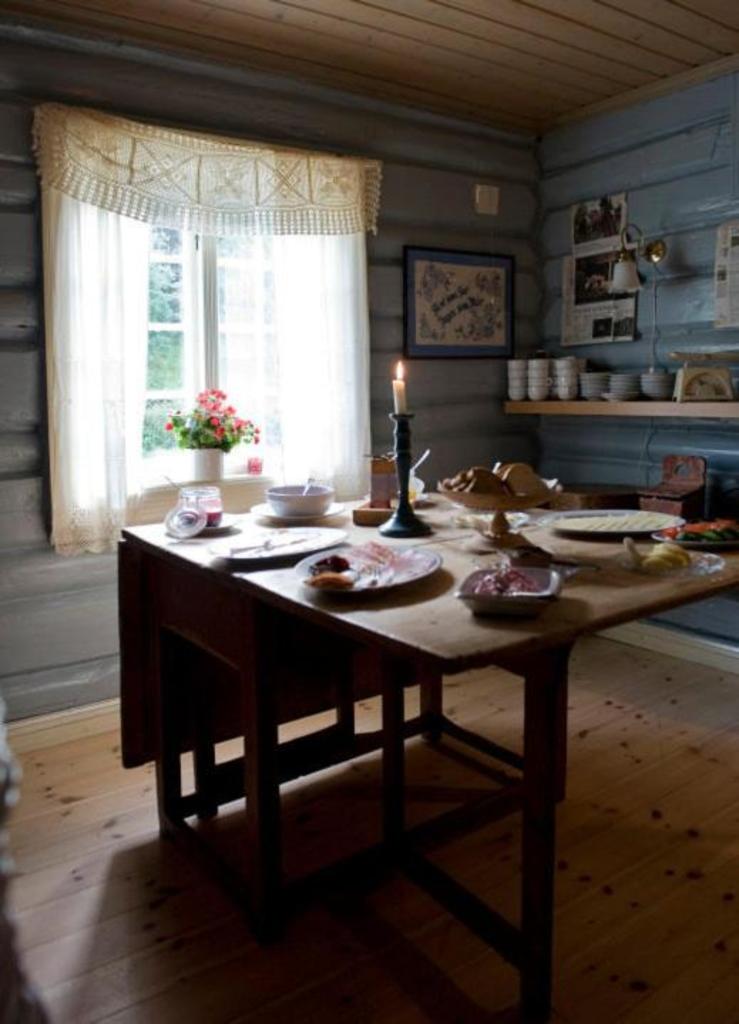 Et hjemmelaget frokostbord.