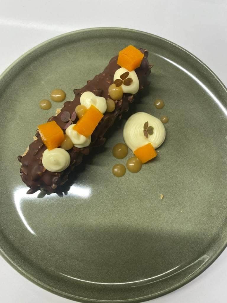 Desserten kan være laget av konditor på det norske landslaget